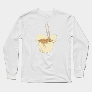 LoMein Noodle Container - Chinese Food Long Sleeve T-Shirt